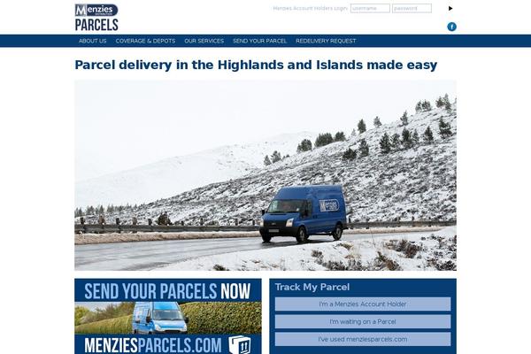 ajgparcels.com site used Menzies