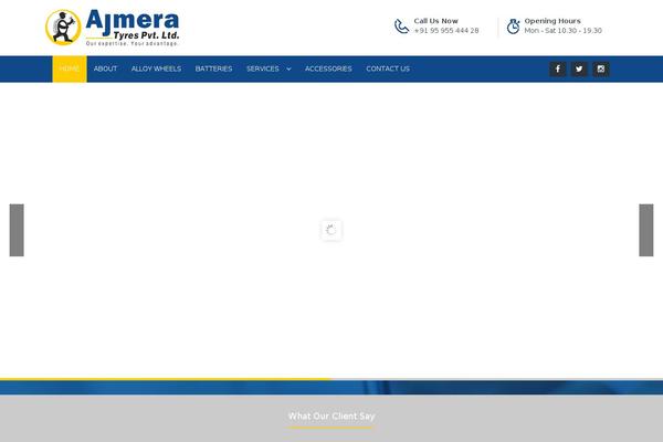 WordPress website example screenshot