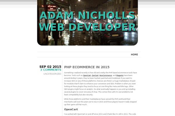 WordPress website example screenshot