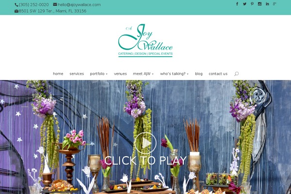 ajoywallace.com site used Ajw-custom