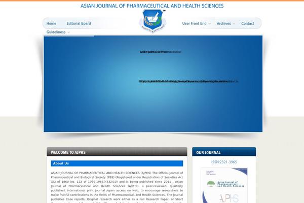 ajphs.com site used Ajphs-theme