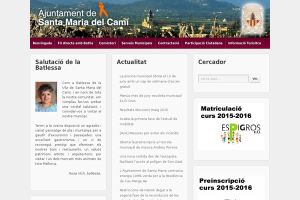 ajsantamariadelcami.org site used Responsiveajuntament