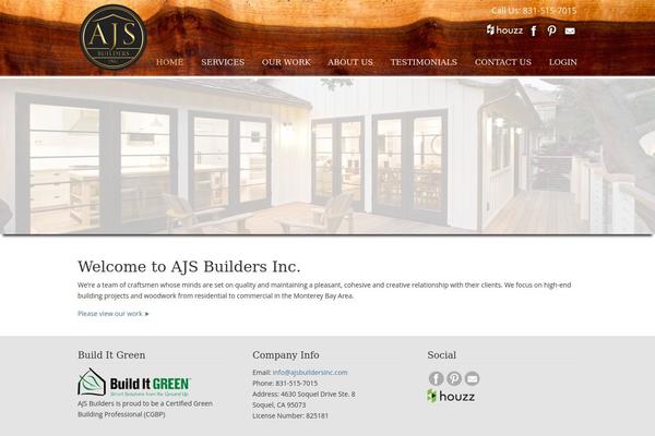 ajsbuildersinc.com site used Ajs