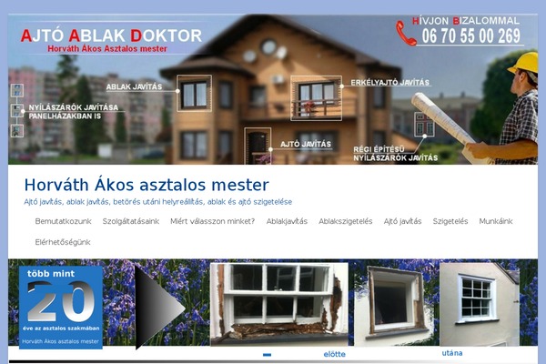 ajtoablakdoktor.hu site used Ajtoablakdoktor-ajtojavitas-ablakjavitas