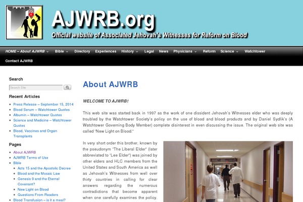 ajwrb.org site used Weaver II pro