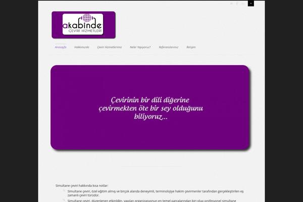 Agility theme site design template sample