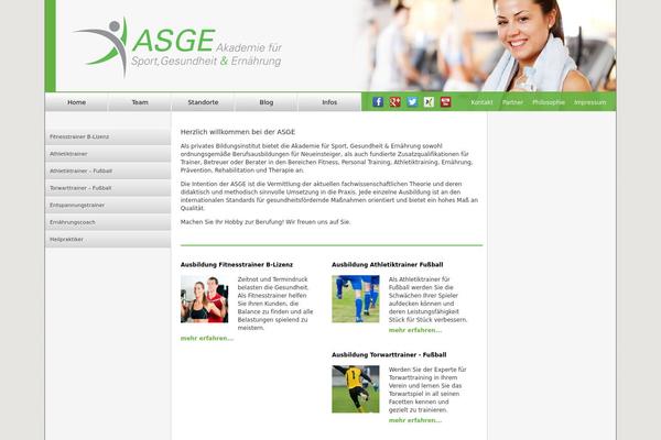 akademie-sge.de site used Akademie