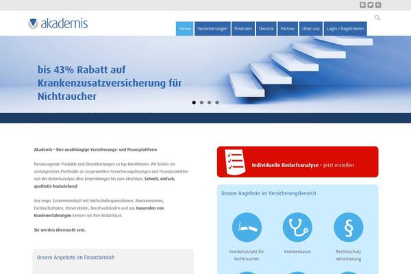 akademis.ch site used Webtiser-wp-business