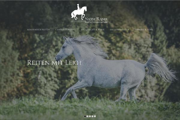 Wp-questrian theme site design template sample