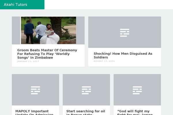 WordPress website example screenshot
