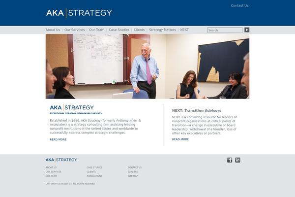 akastrategy.com site used Akatheme