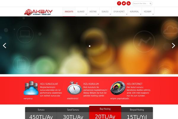 Hostchillyv3 theme site design template sample
