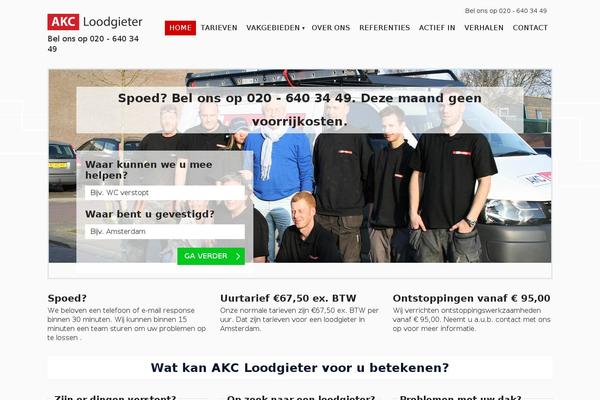akc-loodgieter.nl site used Akc