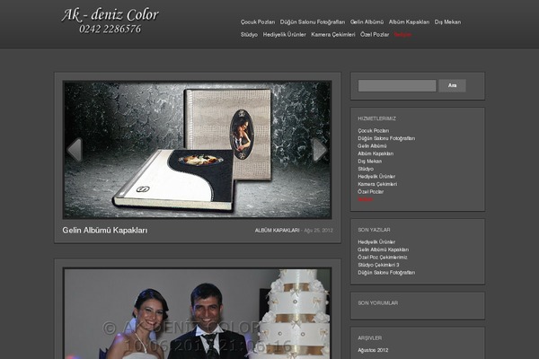 Photoblog theme site design template sample