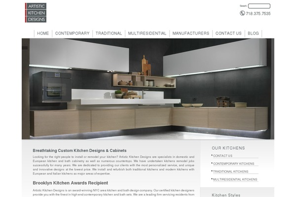 Akd theme site design template sample