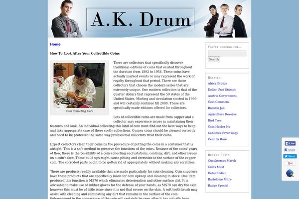 akdrum.com site used Thesis 1.8.6
