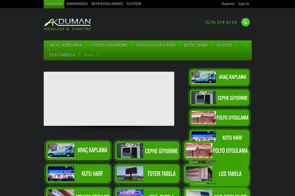akdumanreklam.com site used Rev