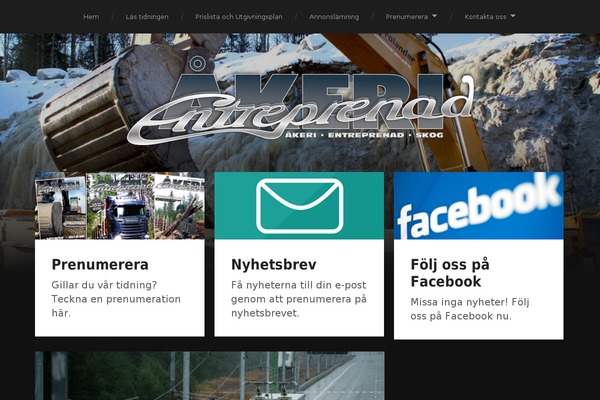 akerioentreprenad.se site used Svmedia-news