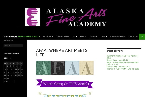 Twenty Fourteen theme site design template sample