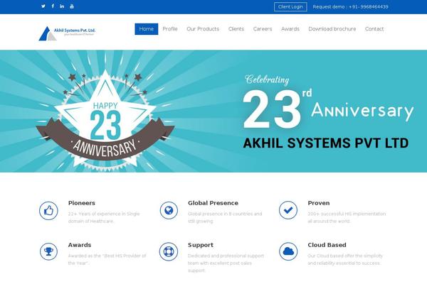 akhilsystems.com site used Newakhil