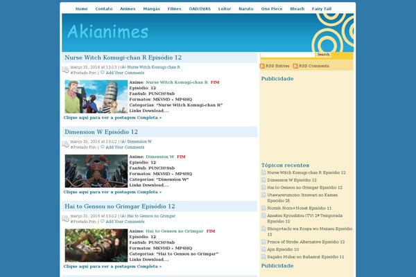 Aki theme site design template sample