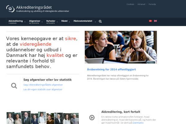 akkrediteringsraadet.dk site used Akkr