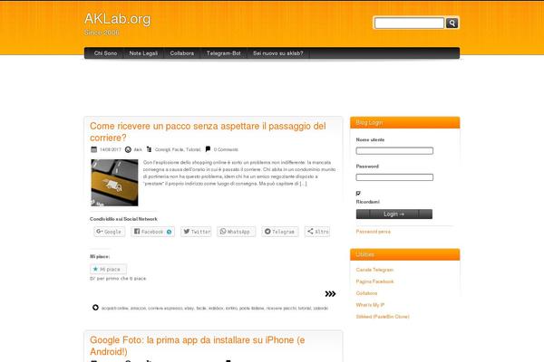 Orange and Black theme site design template sample