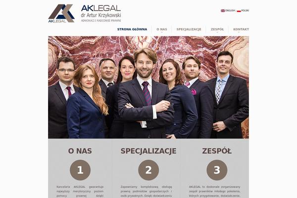 aklegal.pl site used Theme1929