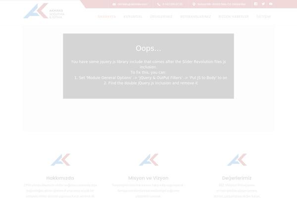 WordPress website example screenshot