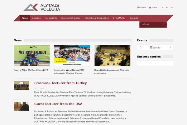 Ak theme site design template sample