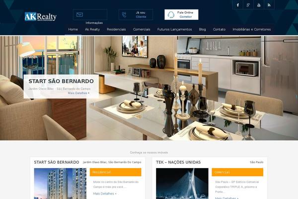 Realhomes Theme theme site design template sample