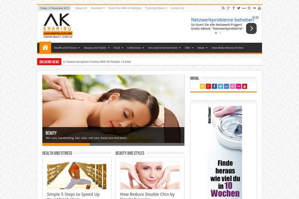 Sahifa theme site design template sample