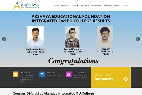 akshayaedu.com site used Akshayaedu