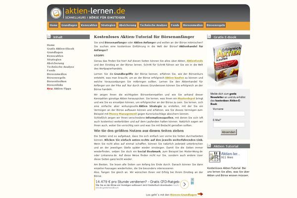 WordPress website example screenshot