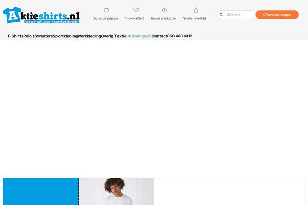 aktieshirts.nl site used Iclicks