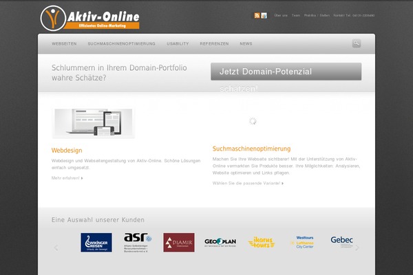 WordPress website example screenshot