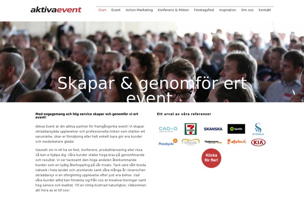 aktivaevent.se site used Aktivaevent