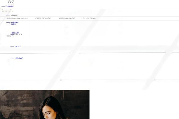 Halstein theme site design template sample