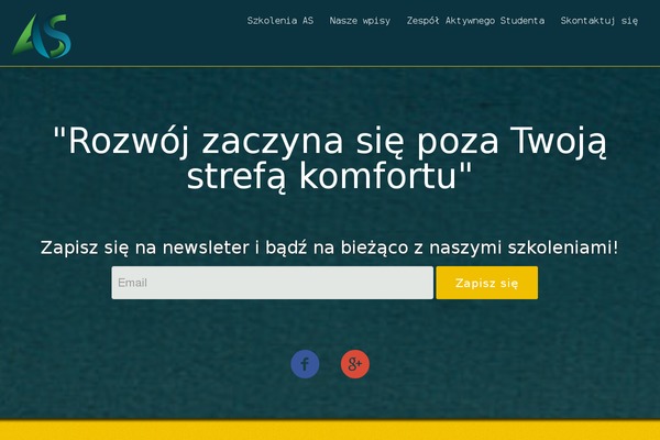 aktywnystudent.pl site used Legend-wptheme