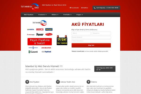 Nexus theme site design template sample