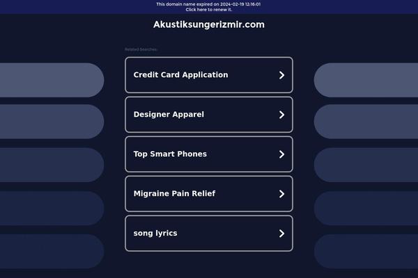 akustiksungerizmir.com site used Miracperdee