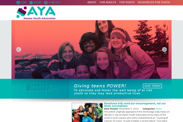 akyouthadvocates.org site used Aya