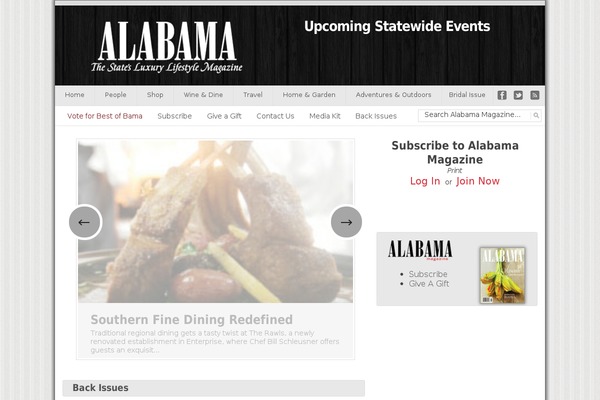 alabama-magazine.com site used Warta-child