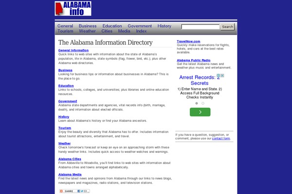 alabamainfo.com site used Yui-mainstream-750-university-of-alabama