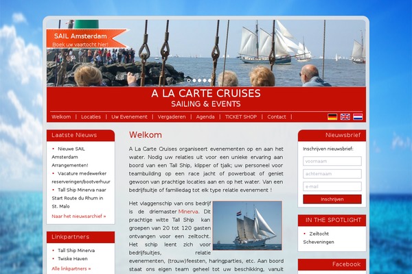 alacartecruises.nl site used Alacarte