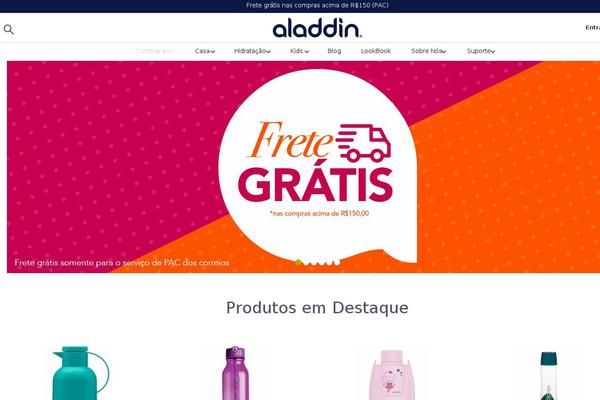 aladdin.com.br site used Aladdin