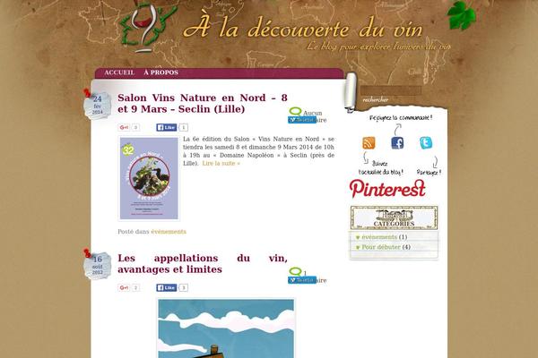 aladecouverteduvin.com site used Indezinerpaperwall