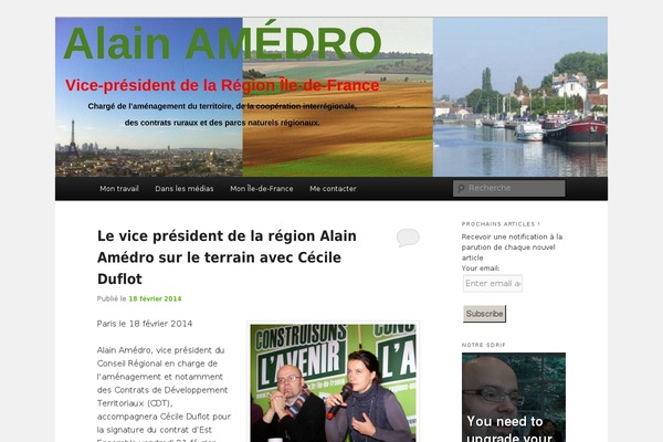 WordPress website example screenshot