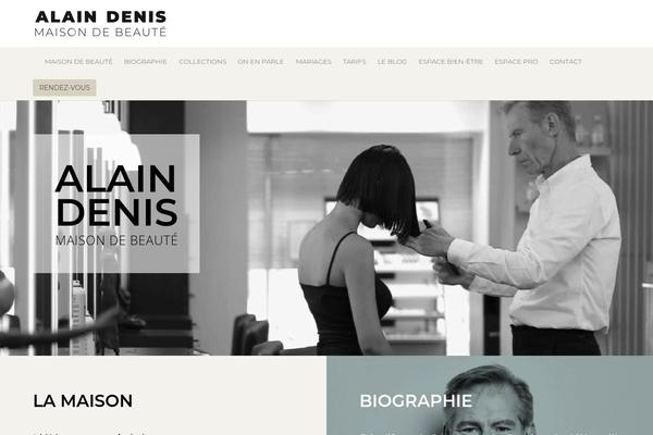 Divi theme site design template sample