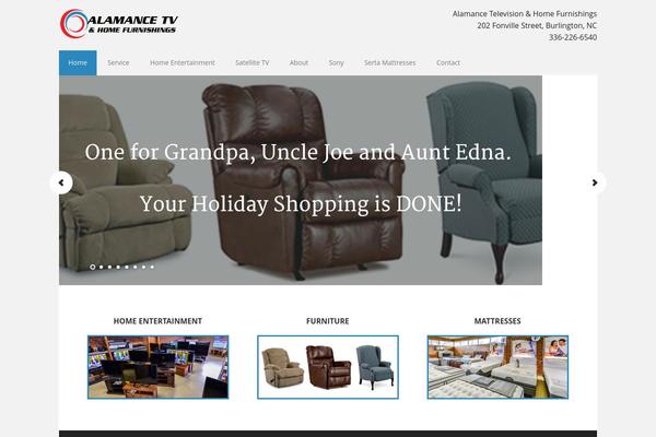 WordPress website example screenshot
